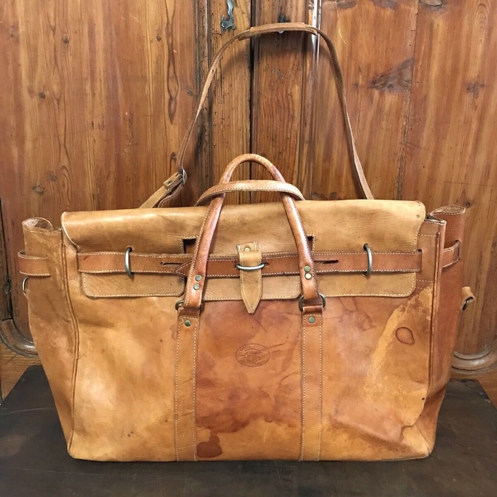 VTG U.S Mail Bag Money Duffle Bag Railroad Overnight Crossbody Bag 1955 RARE!!